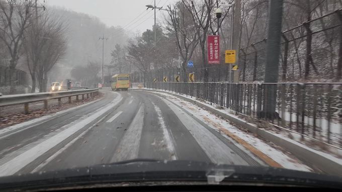 안산시 ‘순환로’ 항아리고개 모습(와동에서 월피동 방향)