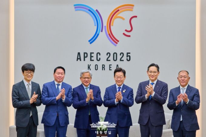 젠슨 황 엔비디아 대표 접견(대통령실)