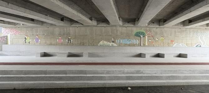 충주시 호암동의 사계, 벽화로 피어나다!