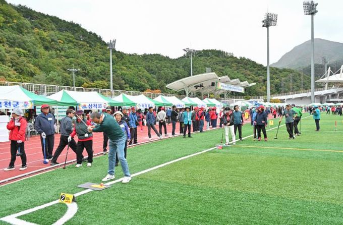 2025년 10월 강원도 그라운드골프대회 사진