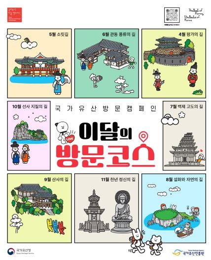 2025 국가유산 방문 캠페인 포스터