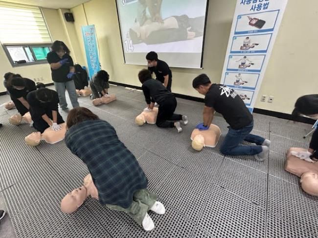 울릉군보건의료원,‘심폐소생술(CPR) 교육’실시