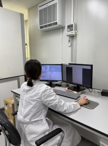 잔류농약 검사 사진