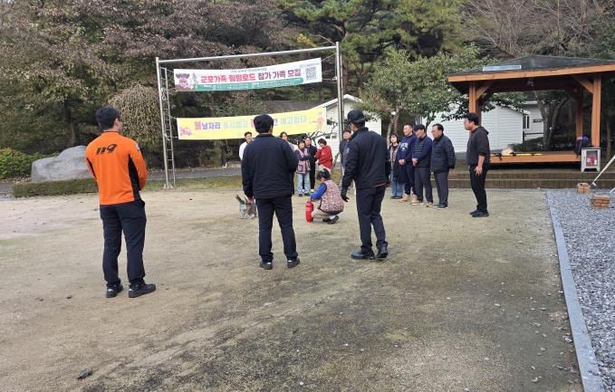 군포시청소년수련원(충남 청양), 청소년과 시민의 안전 확보를 위한 청양소방서와 연계, 합동 소방훈련 실시