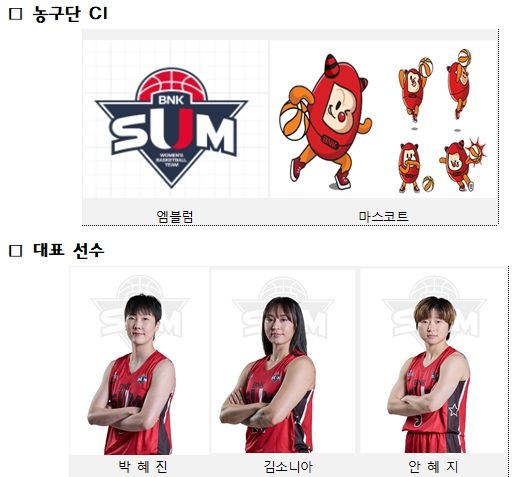 BNK썸 농구단