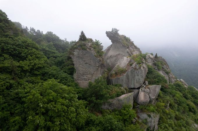 보성군, 오봉산 용추동과 칼바위 일원 명승 지정_오봉산 칼바위