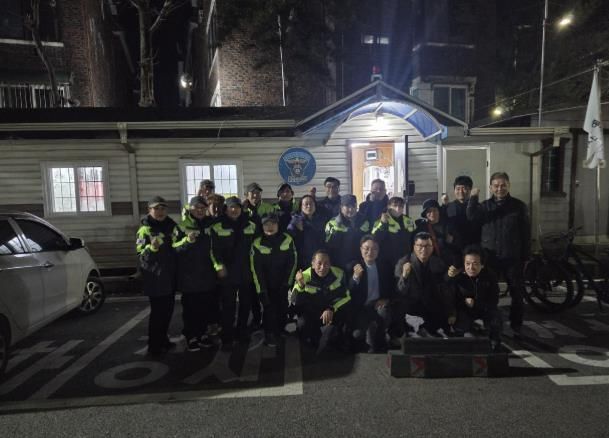 동두천시 상패동, 자율방범대 감악산 지대 위문·격려