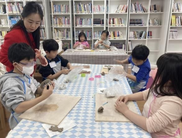 왕십리도선동 작은도서관 모습