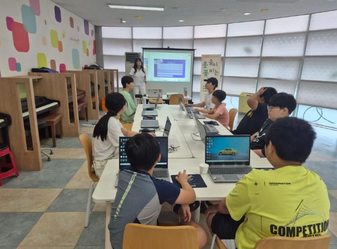 완주군청소년수련관, ‘AI 동화책 만들기’ 큰 호응