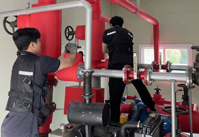 동절기 화재 예방 노인복지시설 점검 사진