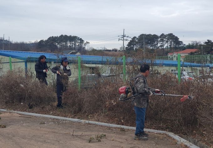 계진리 공영주차장 정비 모습