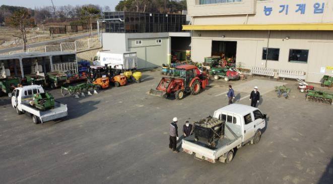 군 농기계임대사업장 전경