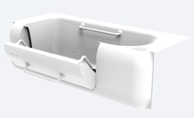 ‘고령자·장애인의 낙상 예방과 사용 안전성을 높인 EMS AI 헬스케어 바스’제품개발 목업 이미지