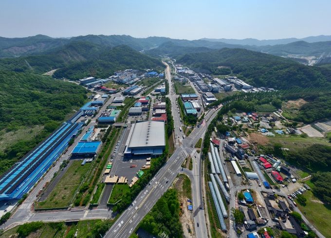계룡산업단지 전경